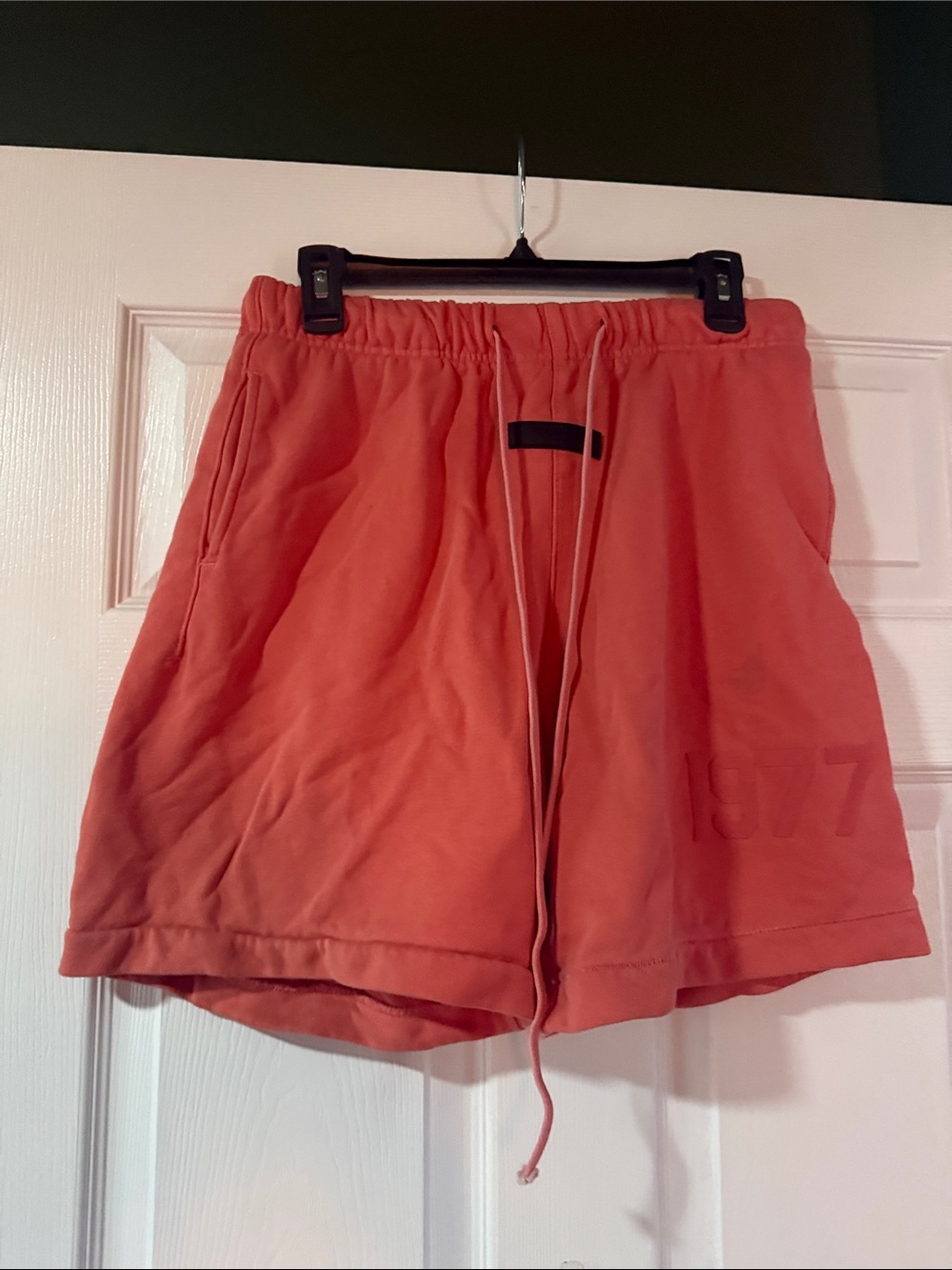 Fear of God Essentials Orange Sweatshorts - Picture 1 of 4